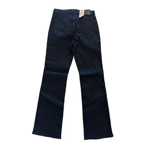 LEVIS 501 Classic Bootcut Black Mid Rise Jeans Size 4 NEW - Picture 2 of 7